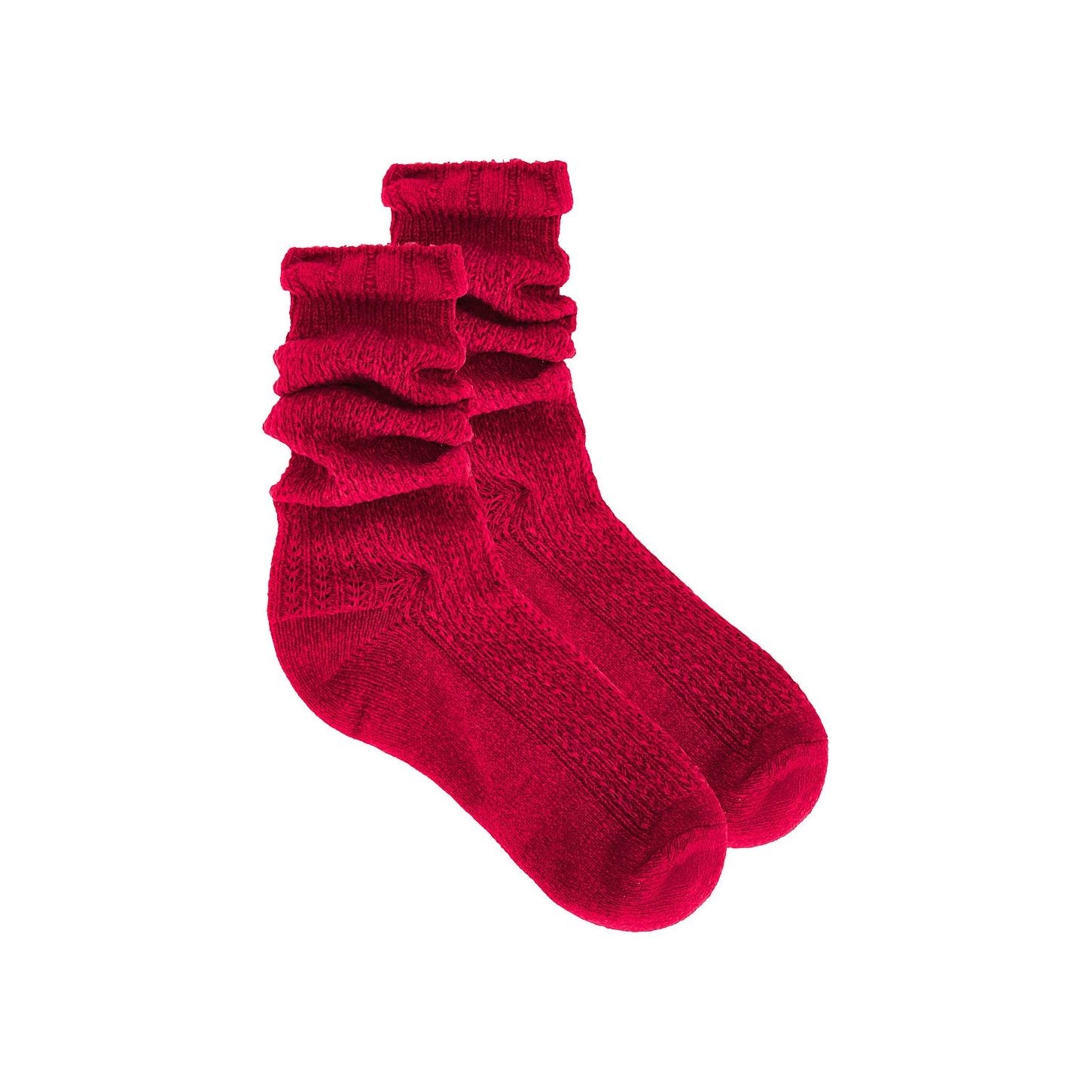 Free People Staple Slouch Socks in Poppy