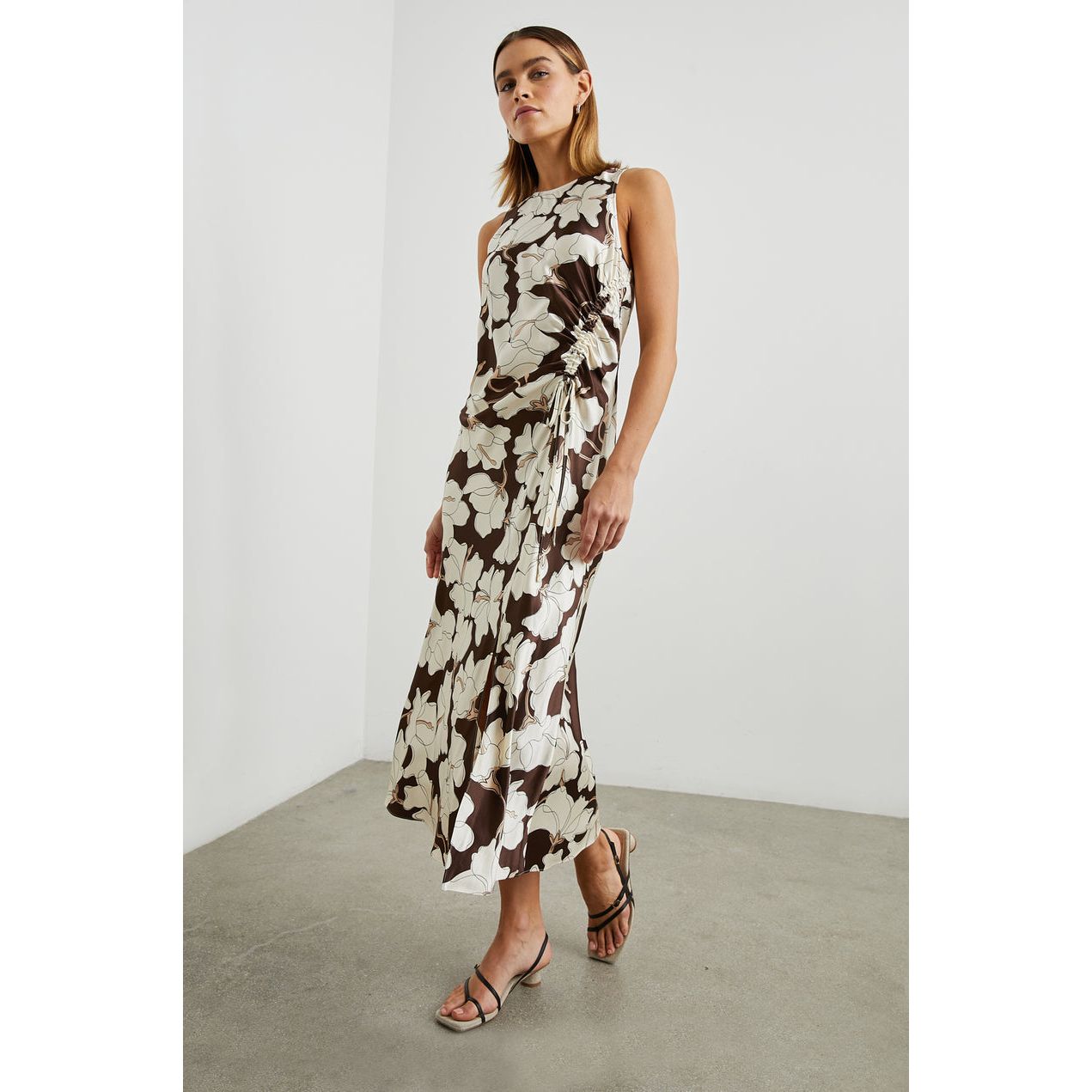 Rails Gabriella Dress in Mocha Floral