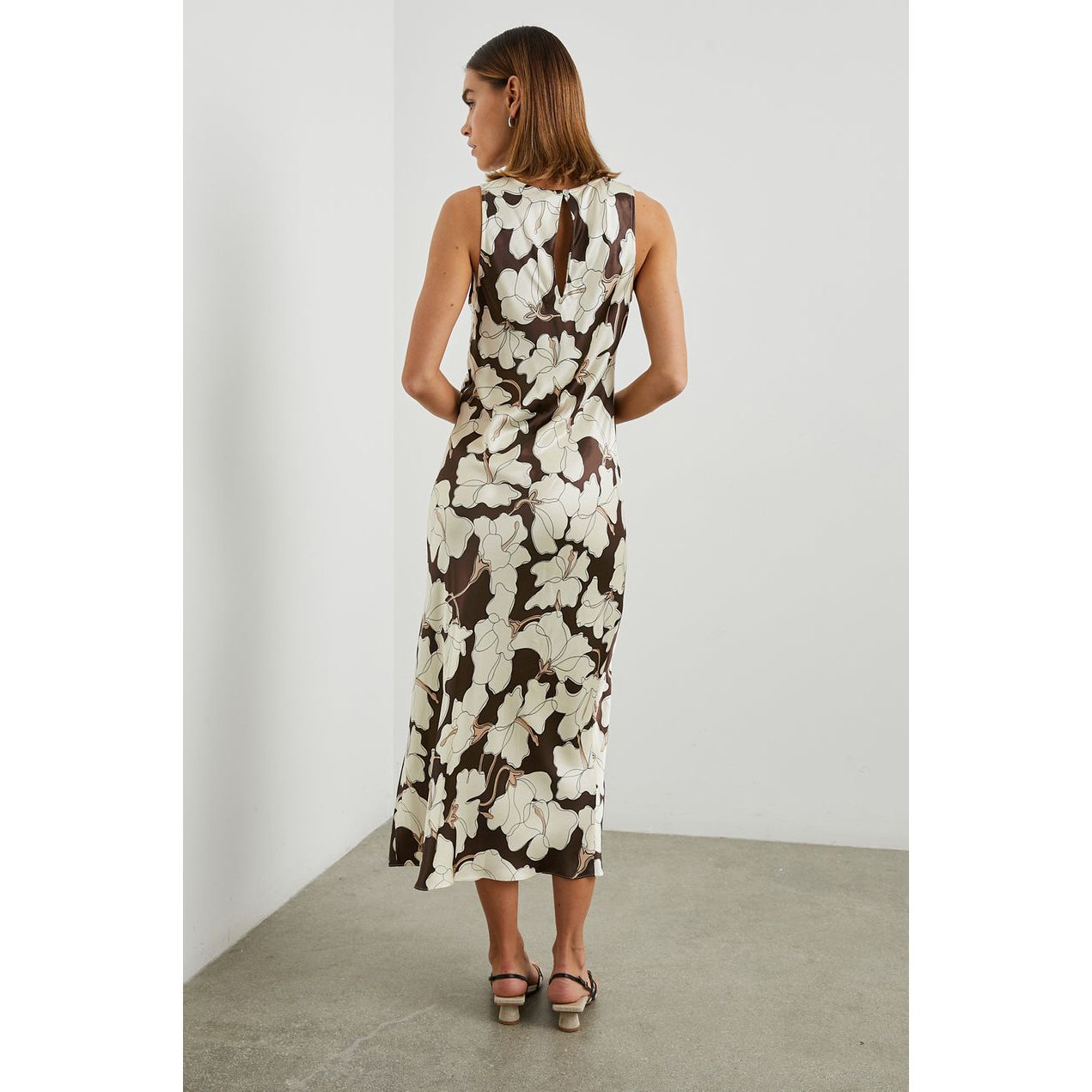 Rails Gabriella Dress in Mocha Floral