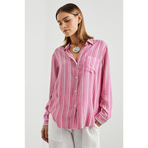 Rails Gaia Shirt in Berry Stripe