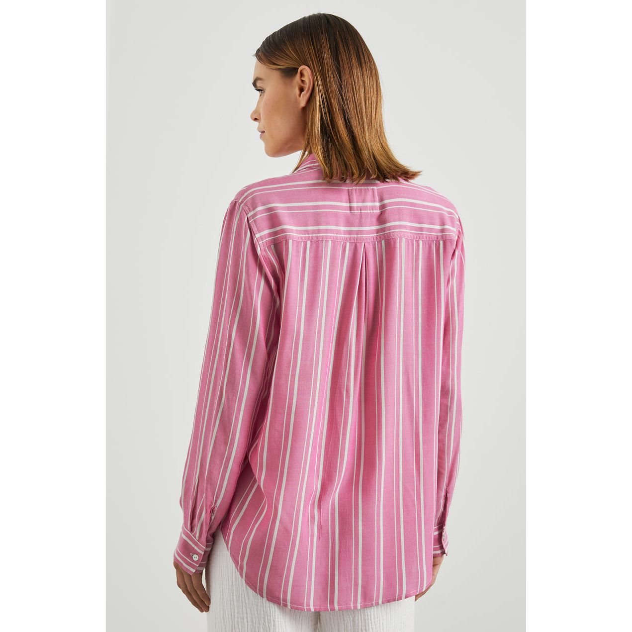 Rails Gaia Shirt in Berry Stripe