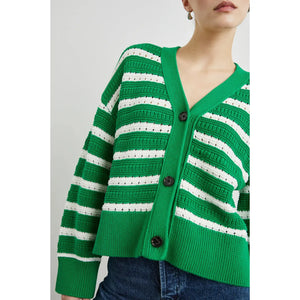 Rails Geneva Cardigan in Kelly Stripe