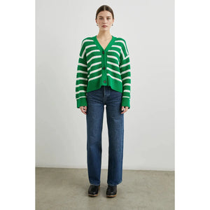 Rails Geneva Cardigan in Kelly Stripe