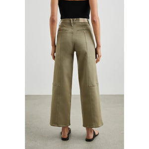 Rails Getty Cropped Utility Wide Leg Pant in Olive