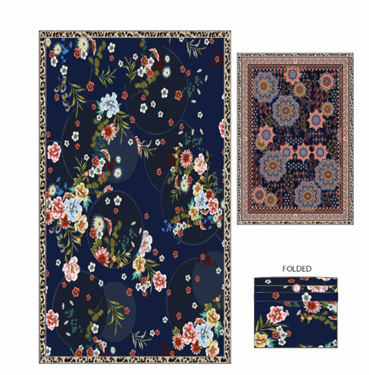 Johnny Was Advestia Travel Reversible Cozy Blanket