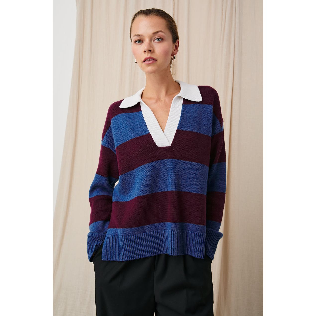 Rails Harris Sweater in Rugby Stripe