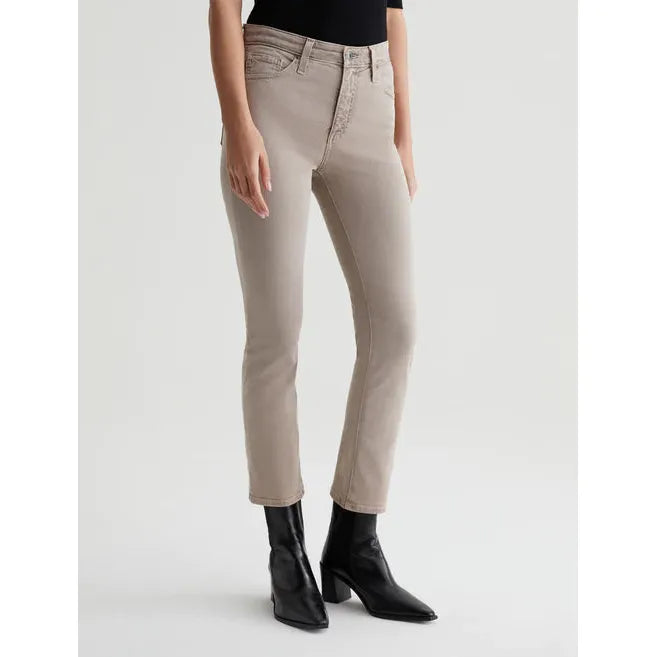 AG Jeans Mari Crop in Sulphur Desert Taupe