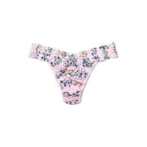 Hanky Panky Printed Signature Lace Original Rise Thong in Heirloom