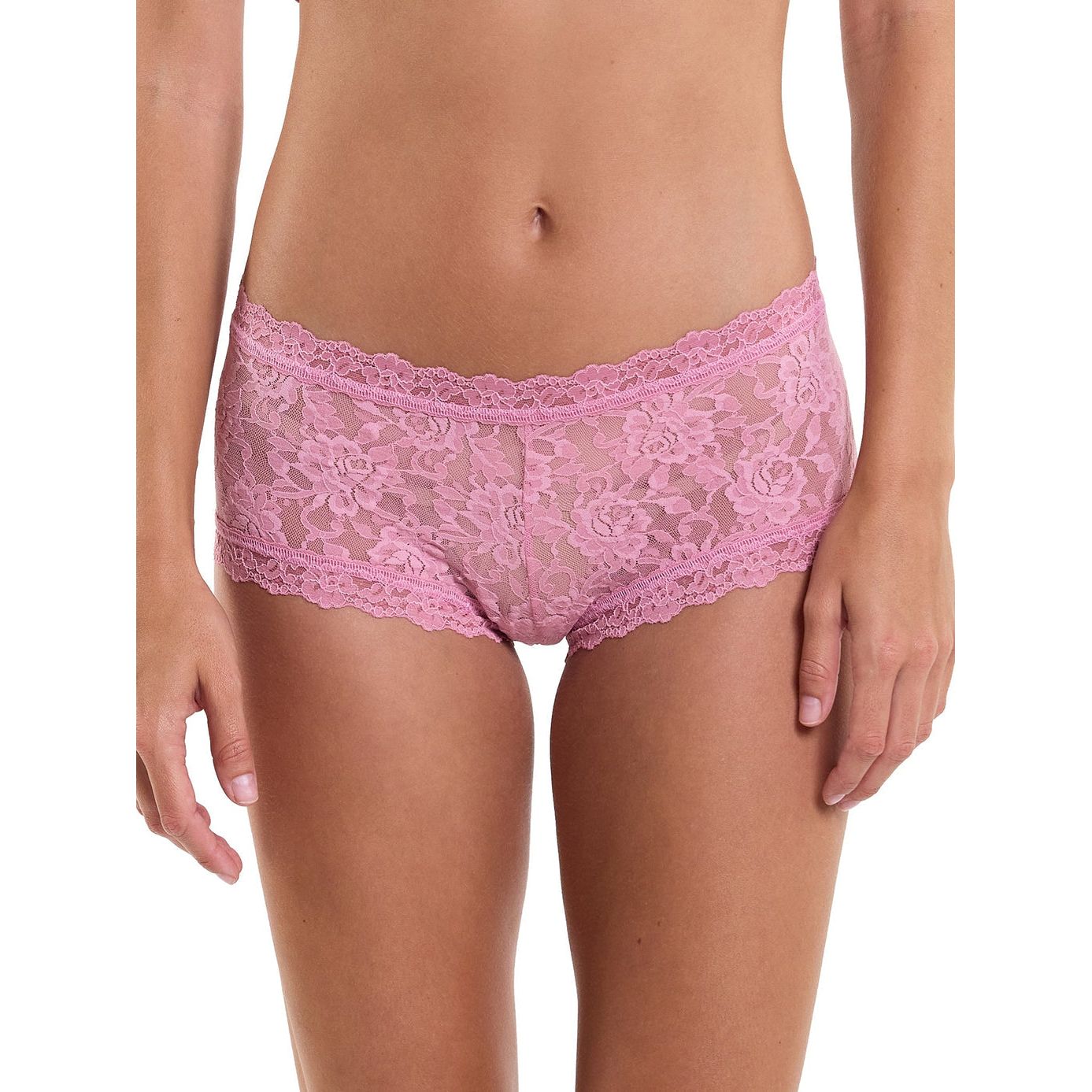 Hanky Panky Signature Lace Boyshort in Tea Cake Pink