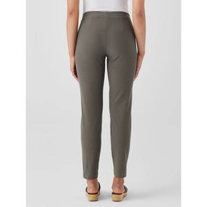 Eileen Fisher Washable Stretch Crepe Pant in Grove