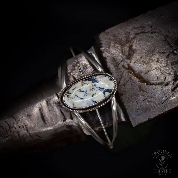 Crooked Thistle White Buffalo Bracelet