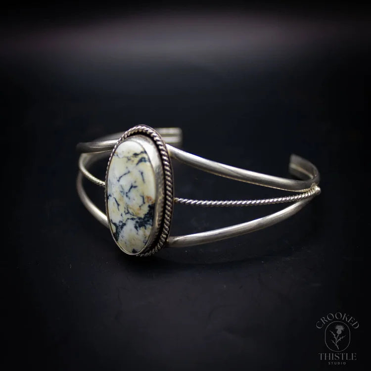Crooked Thistle White Buffalo Bracelet
