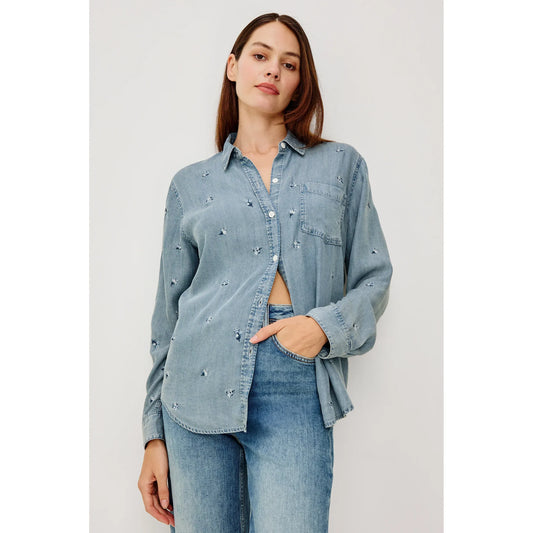 Rails Ingrid Shirt in Blue Blossoms 