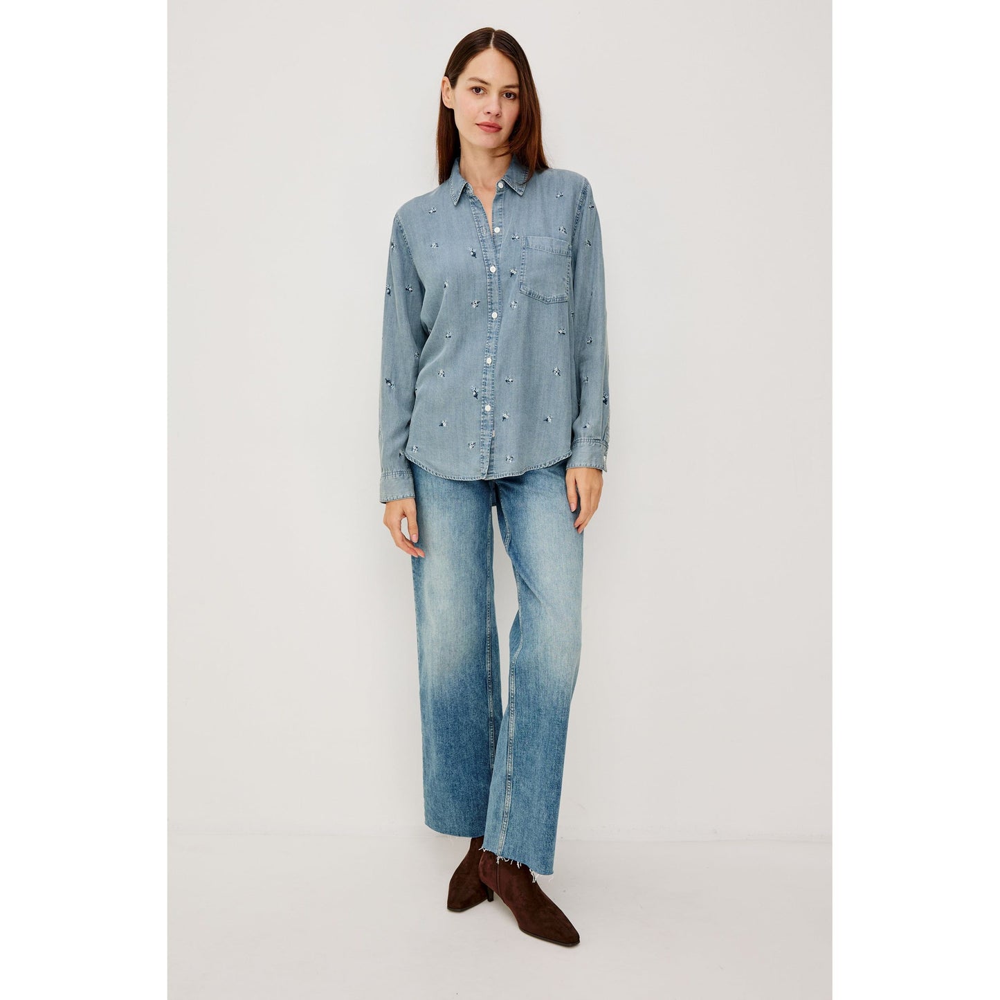 Rails Ingrid Shirt in Blue Blossoms 