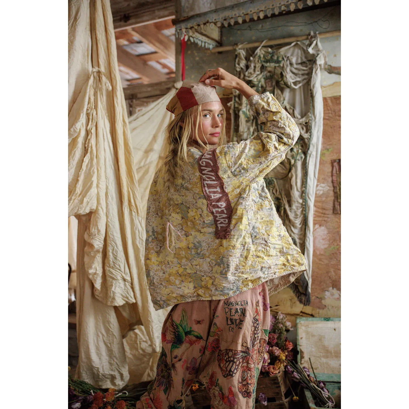 Magnolia Pearl Anders Love Appliqué Jacket