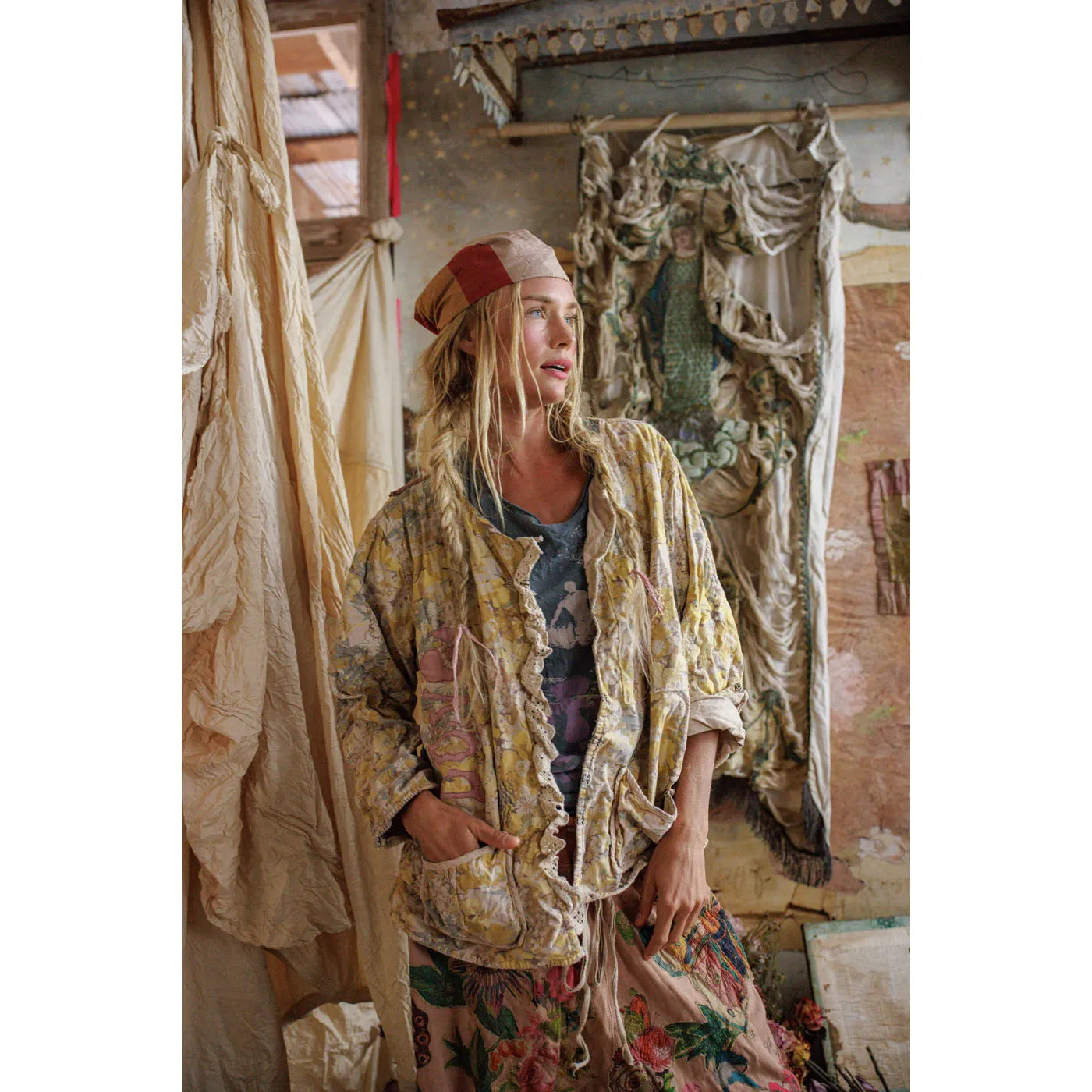 Magnolia Pearl Anders Love Appliqué Jacket