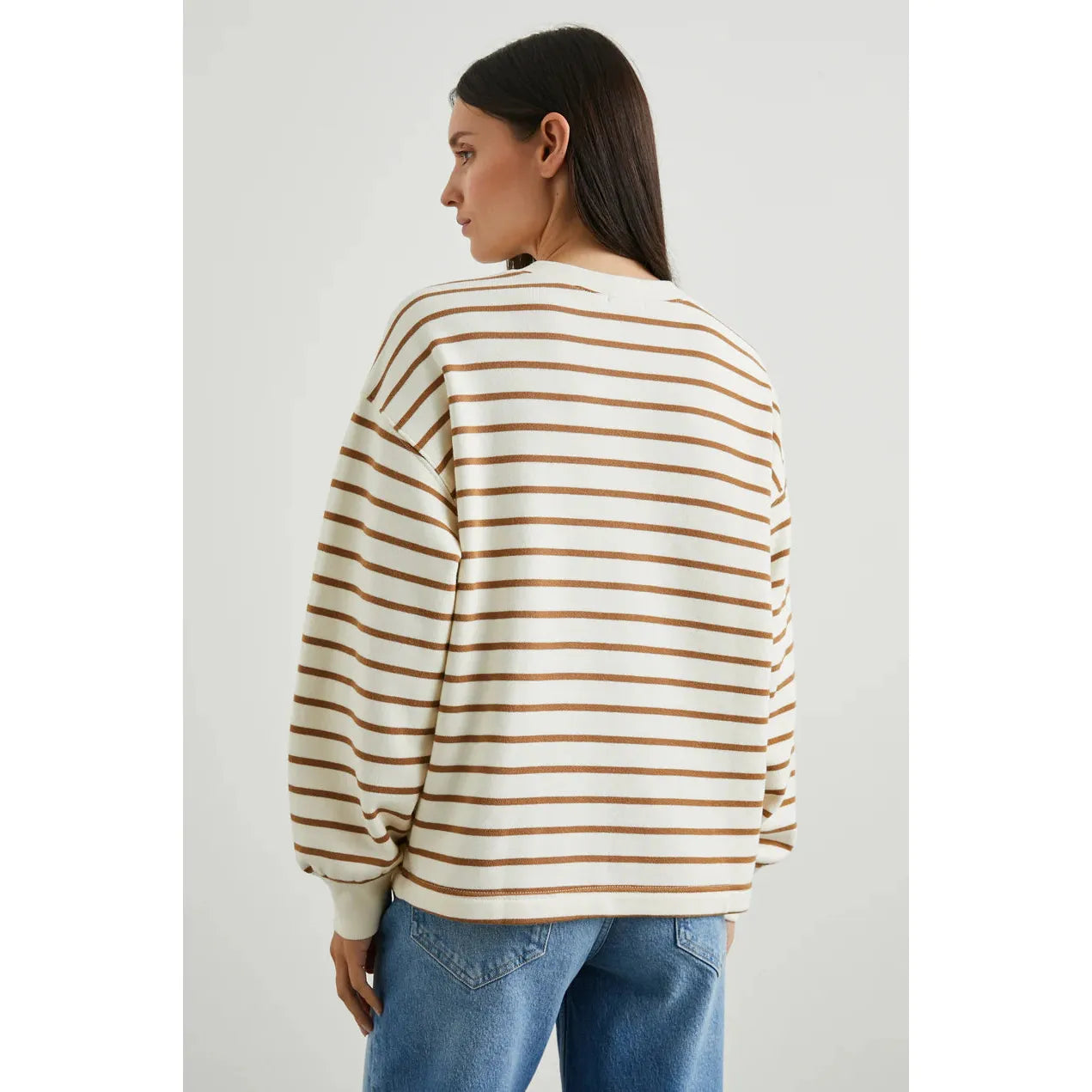 Rails Joan Sweatshirt in Carmel Stripe