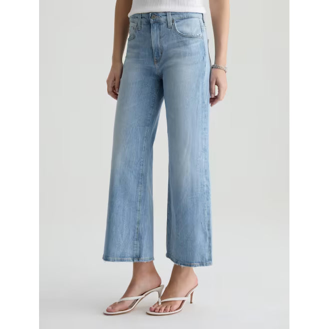 AG Jeans Saige Wide Leg Crop in Kings River