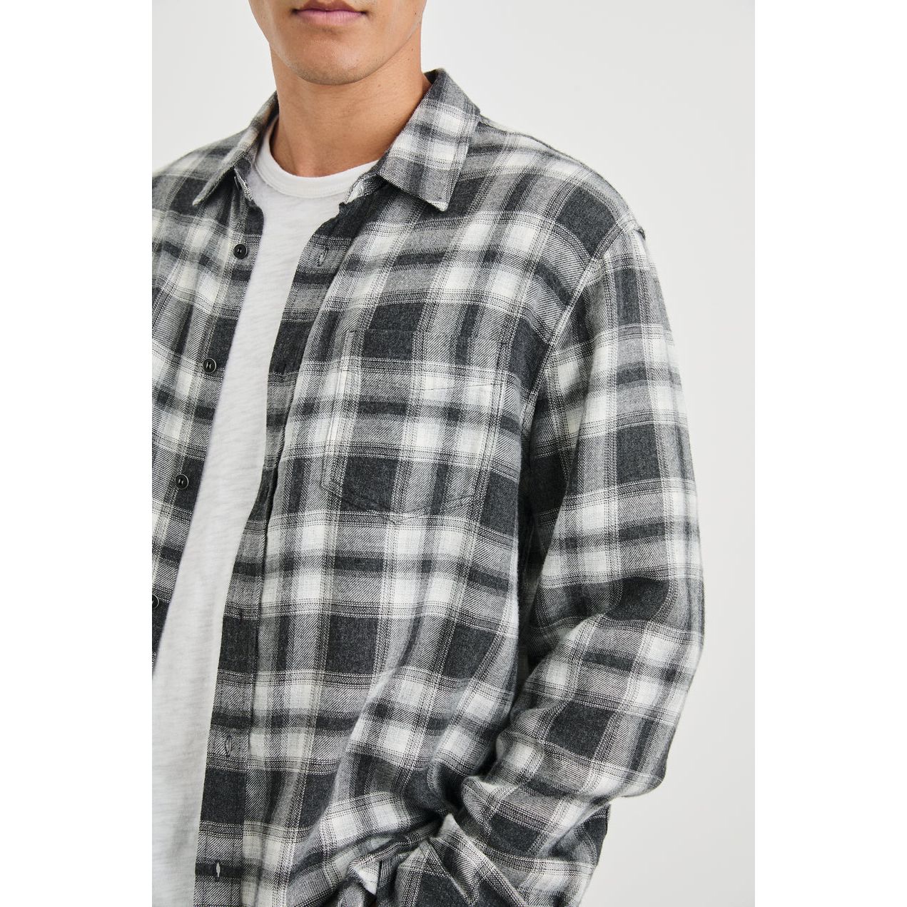 Rails Lennox Shirt in Black Oak Haze