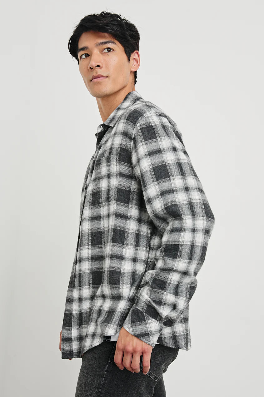 Rails Lennox Shirt in Black Oak Haze