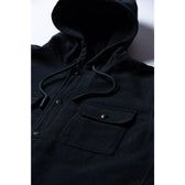 Vissla Creators Northern Eco Wool Hooded Jacket in Black Heather