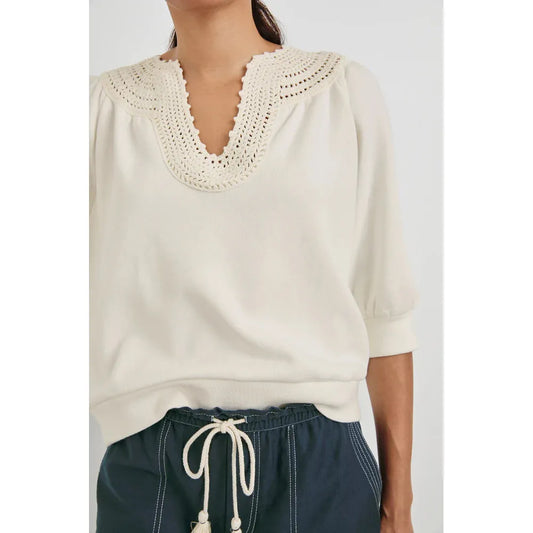 Rails Mariposa Top in Ivory