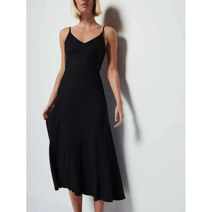 Nation Melanie Rib Tank Dress in Black