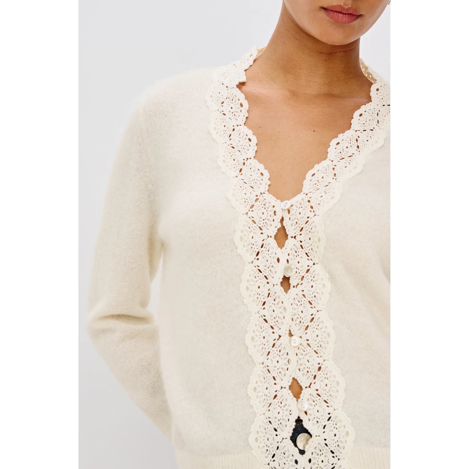 Rails Mer Cardigan in Ivory