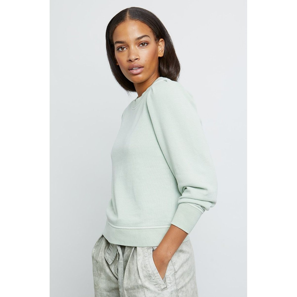 Rails Marcie Sweatshirt in Pale Mint
