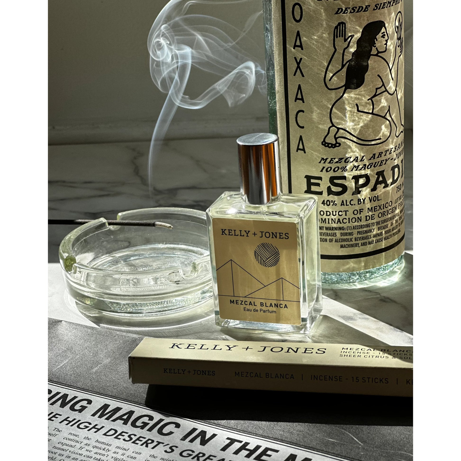 Kelly + Jones Mezcal Blanca Flambe Chalet Eau de Parfum