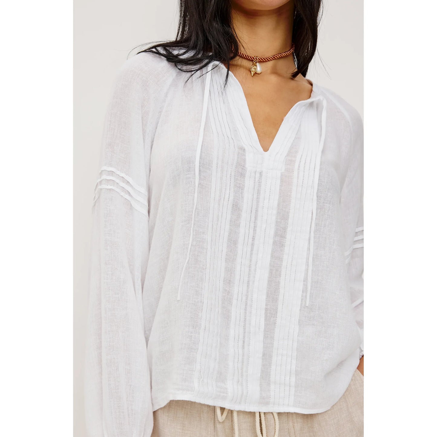 Rails Naples Top in White