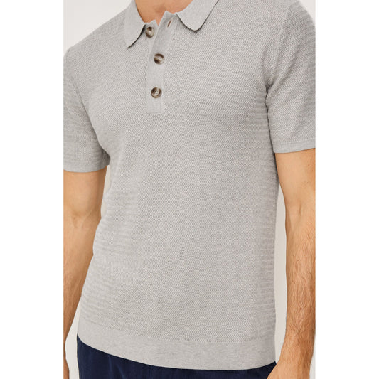 Rails Nathan Polo Shirt in Heather Grey