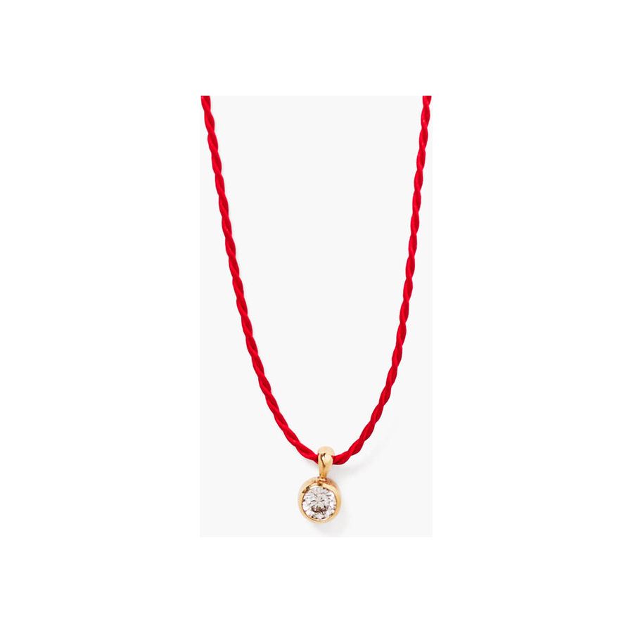 Chan Luu Este Diamond Necklace Red