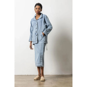 Lilla P Denim Swing Jacket in Light Wash