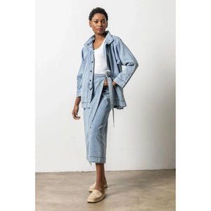 Lilla P Denim Swing Jacket in Light Wash