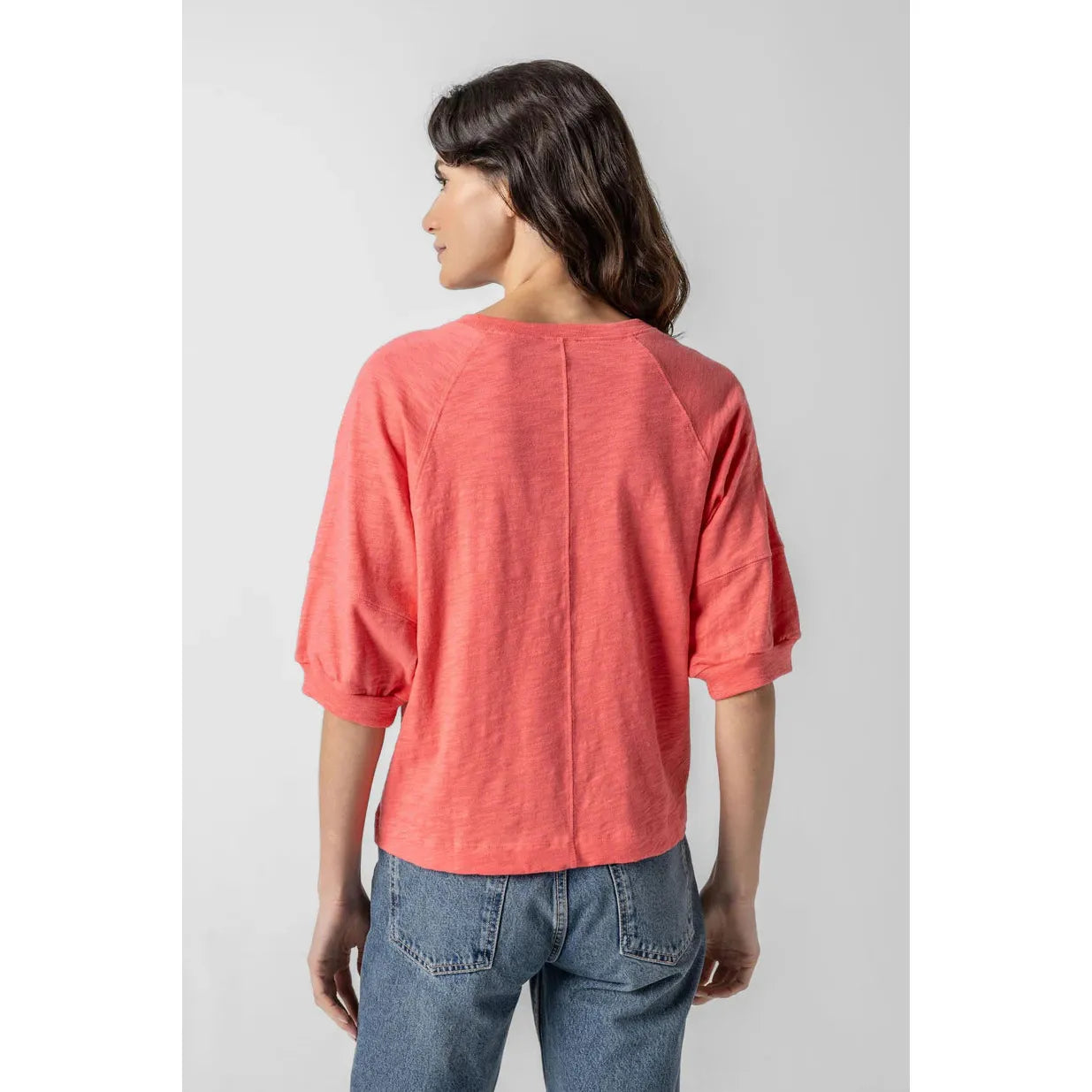 Lilla P Raglan Sweatshirt Tee in Reef