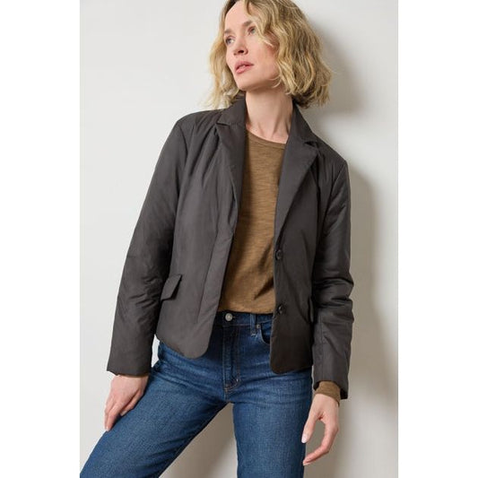 Lilla P Padded Blazer in Black