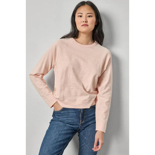 Lilla P Vintage Sweatshirt Tee in Bellini 