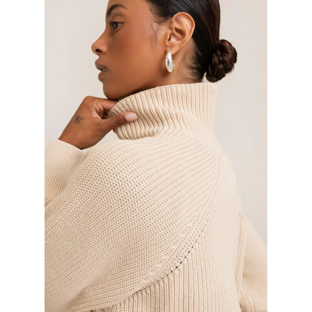 Paper Label Lauren Sweater in Vintage Oat
