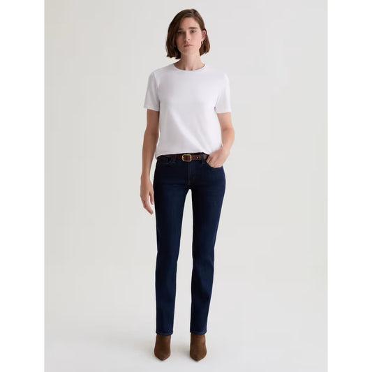 AG Jeans Sandra Low Rise Straight in Modern Indigo
