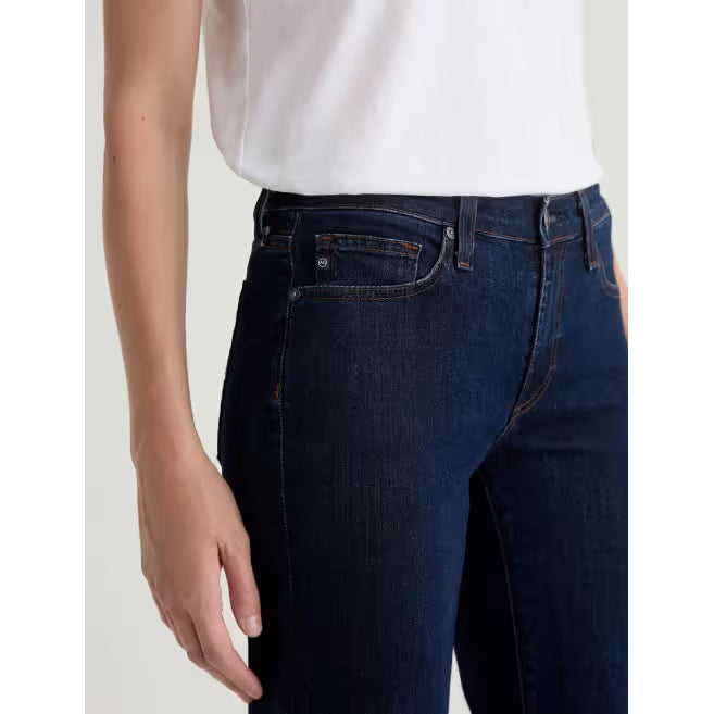 AG Jeans Sandra Low Rise Straight in Modern Indigo