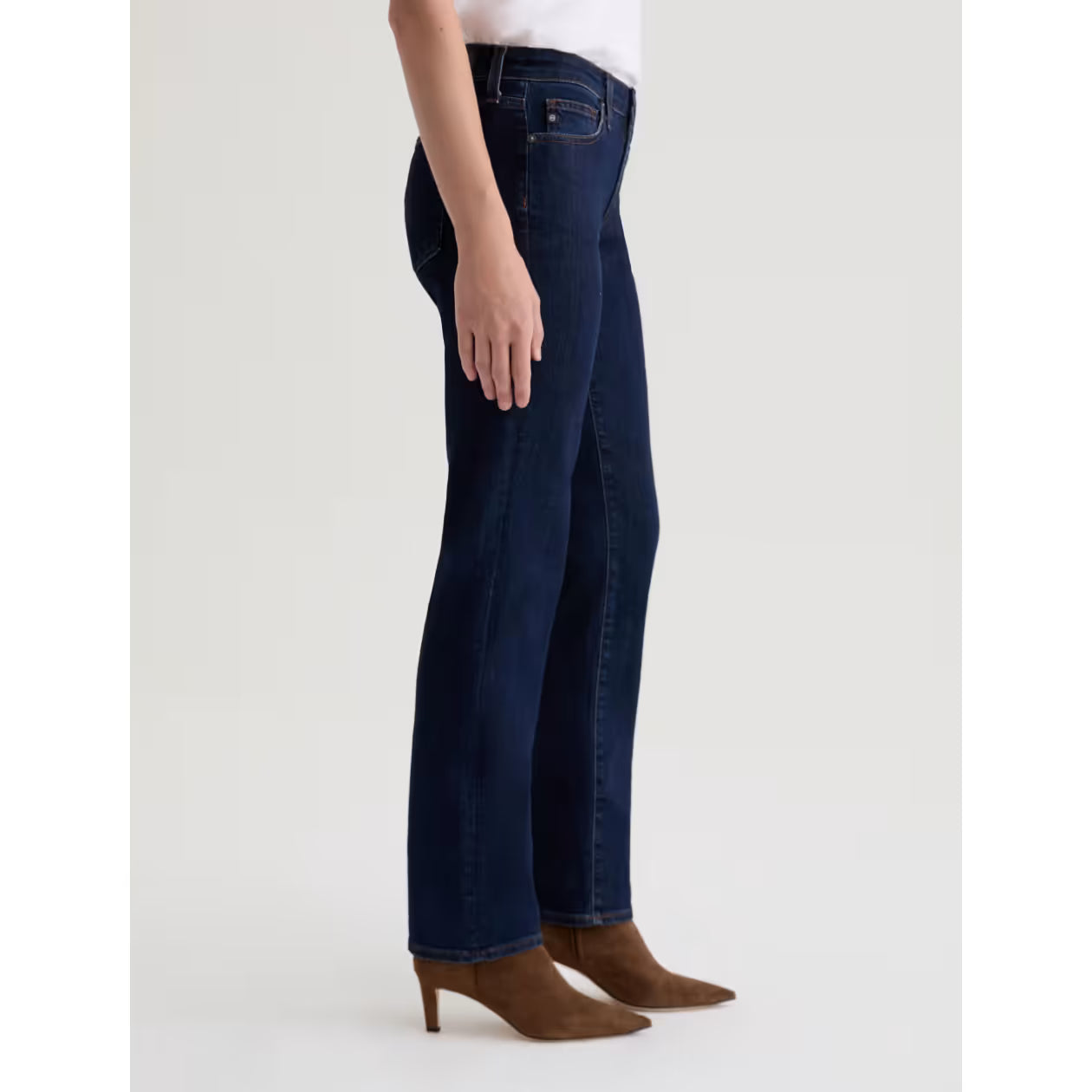 AG Jeans Sandra Low Rise Straight in Modern Indigo
