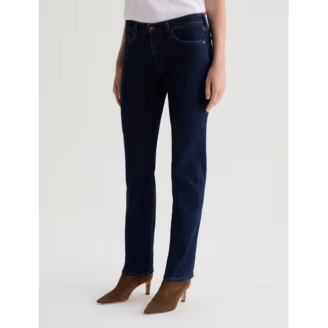 AG Jeans Sandra Low Rise Straight in Modern Indigo