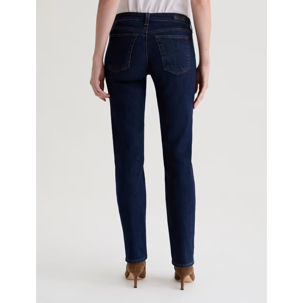 AG Jeans Sandra Low Rise Straight in Modern Indigo