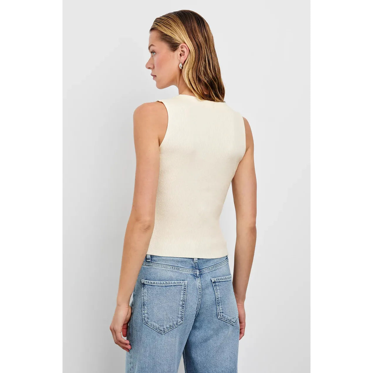 Rails Rosa Vest in Ivory