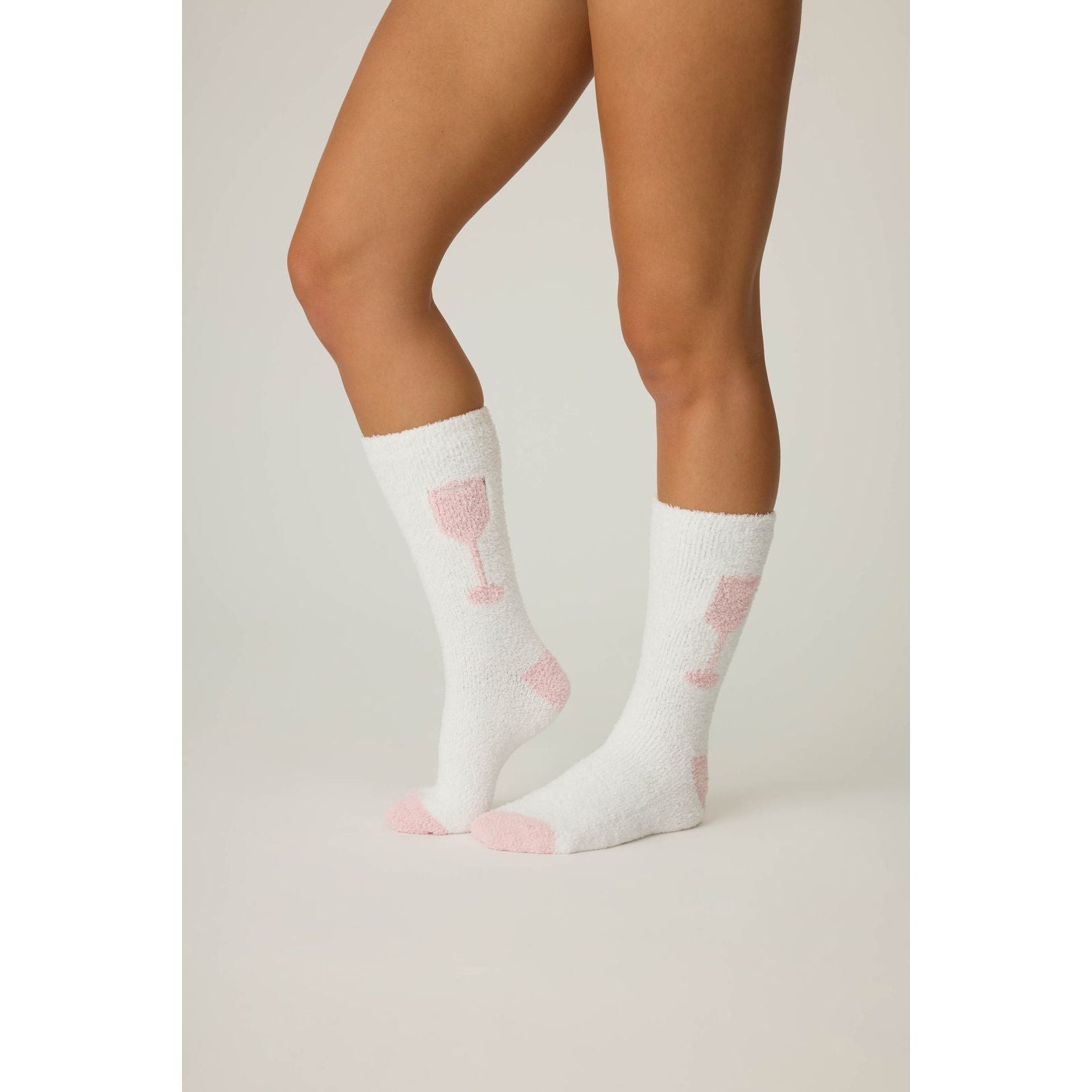 PJ Salvage Breakfast of Champs Fun Socks in Ivory