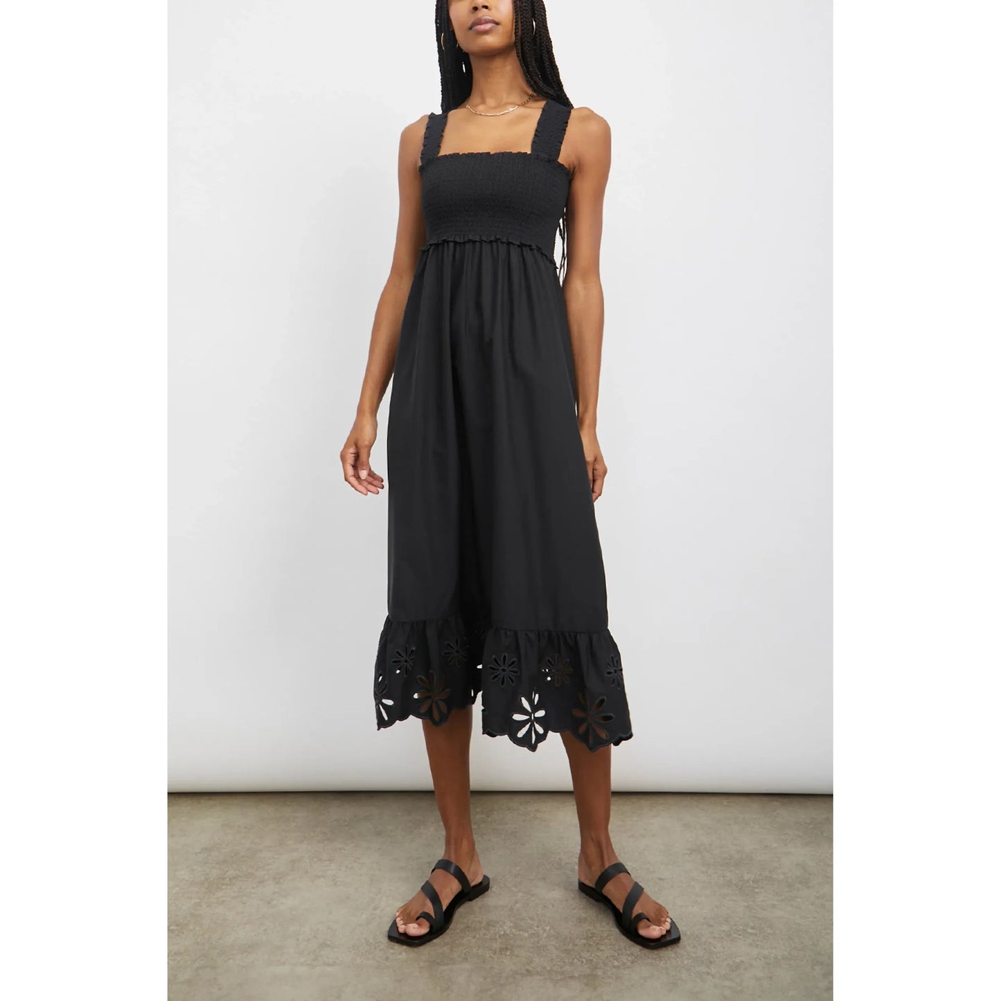 Rails Rumi Dress in Black Eyelet