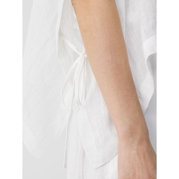 Eileen Fisher Linen Gauze Poncho
