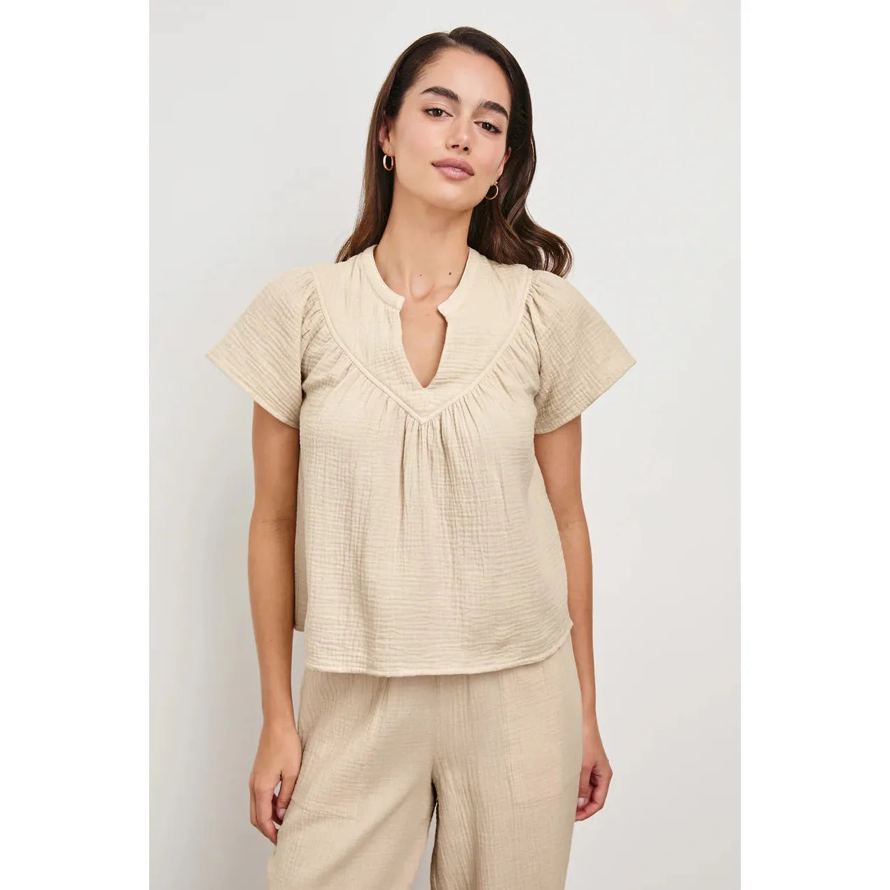 Rails Sayer Shirt in Flax