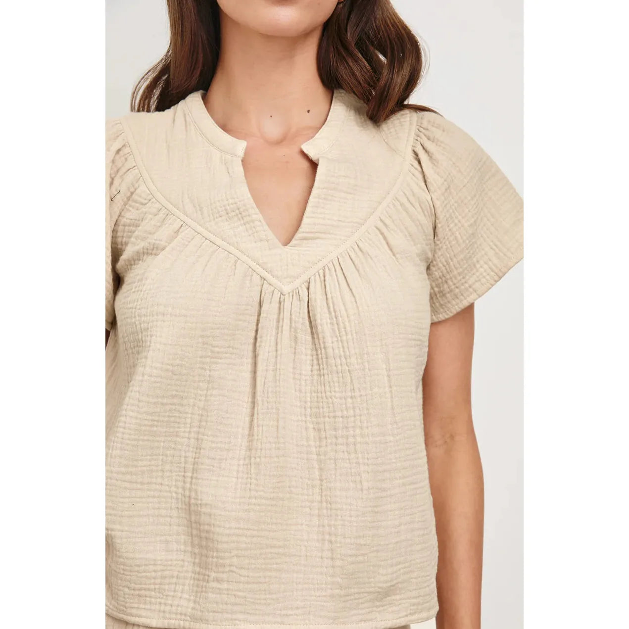 Rails Sayer Shirt in Flax